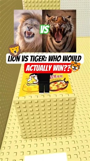 Lion vs Tiger – Who’s Winning?? || Todo Rant #rblx #roblox #robloxrant