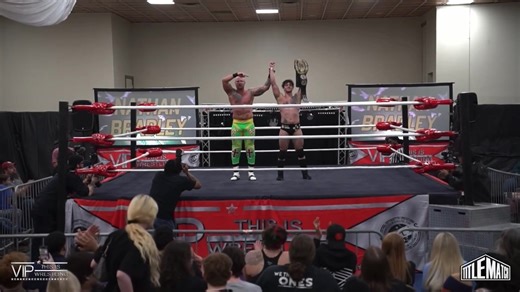 Highlights from Nate Bradley vs @Luke Hawx! 🫡 🎥: @VIP_Wrestling 1/30/26 Full show available on @titlematchnetwork! . . . . . #professionalwrestling #prowrestling #wwe #aew #nxt