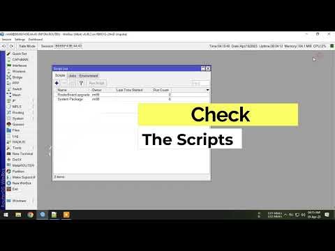 Automatic update system packages and firmware on mikrotik