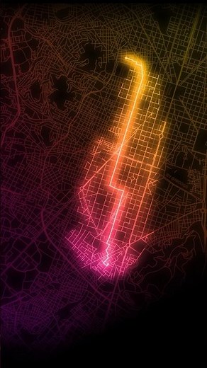 A* (A-Star) Pathfinding Algorithm finds the shortest route on a map ✨ #math #simulation #pathfinder