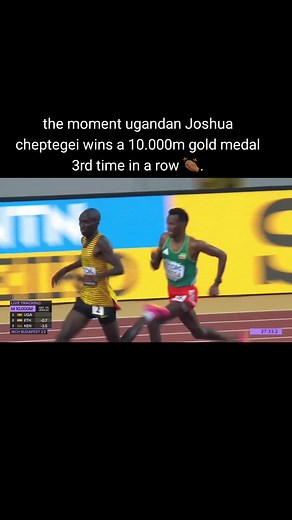 Joshua Cheptegei Wins Third Consecutive 10,000m Gold Medal