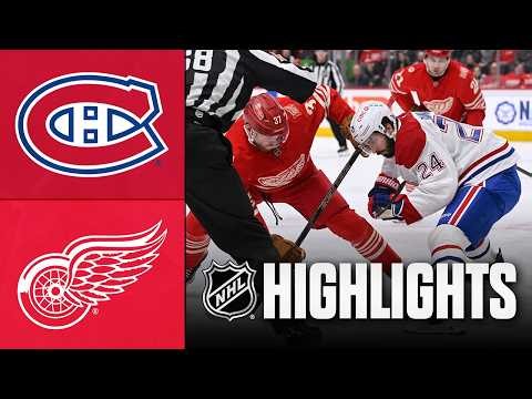 Canadiens vs. Red Wings | NHL Highlights | March 19, 2026