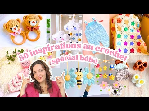 🧶30 CROCHET INSPIRATIONS special baby, birth, baptism (gift ideas!) 🍼