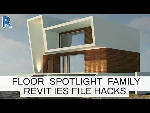 Revit Floor Spotlight Family Tutorial | Use Photometric Web Files in Revit | IES Files Hacks |