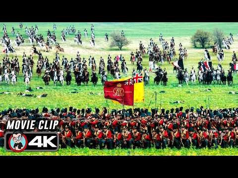 The Battle Of Mont Saint-Jean Scene | NAPOLEON (2023) Movie CLIP 4K