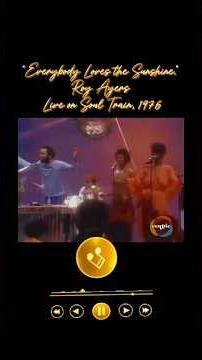 "Everybody Loves the Sunshine." Roy Ayers Ubiquity. Live on Soul Train, 1976.