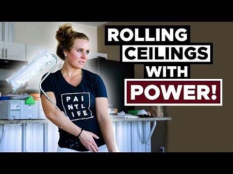 Paint Your Ceilings FAST and EASY! Best Way To Paint Ceilings