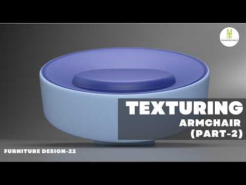 TEXTURING ON ARMCHAIR IN 3DS MAX (PART-2) | MODELLING FURNITURE DESIGN IN 3DS MAX | DESIGN-22