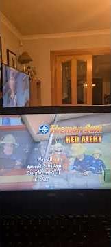 fireman sam red alert dvd main menu unboxing