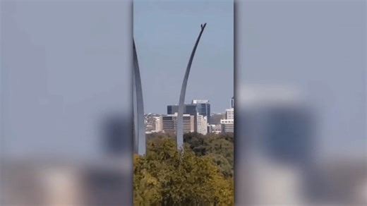 People Seen Scaling Air Force Memorial in Arlington