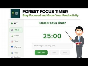 Forest Focus Timer: Stay Focused and Grow Your Productivity