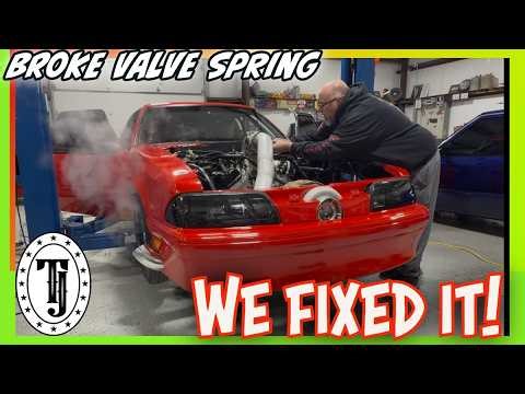 ✅ We FIXED the Mustang! Broke Valve Spring Replacement. Let's go racing!
