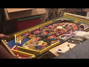 Brunswick Alive "Elvis" Pinball Machine - Mechanics Working