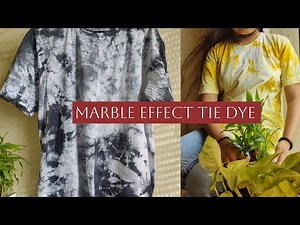 Marble Tie Dye Technique