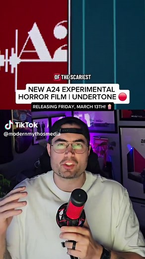 @A24 's Undertone is one of the scariest films I’ve ever seen - revolving around podcasting, auditory horror and the mind games your brain plays on you when can’t sleep late at night 🔴🍿 Experience it in theaters on March 13th #ad #Undertone #NewMovie #A24 #Horror
