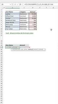 Advanced Excel FILTER Formula with Multiple Conditions ⚡