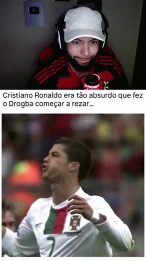 O DIA QUE O CRISTIANO RONALDO COLOCOU O DROGBA PRA REZAR #futebol #viral #cr7