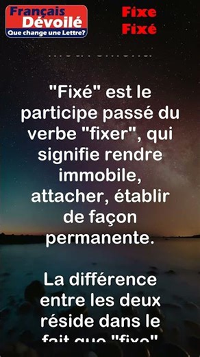 Fixe et Fixé #shorts (Une Lettre)