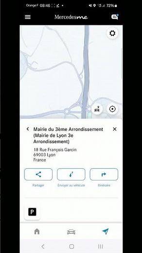 Envoyer l'itinéraire au MBUX Mercedes depuis l'application Mercedes Me #mercedesme