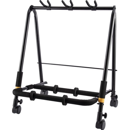 GS523BPLUS Multi-guitar Display Rack with Casters - 3 Guitars