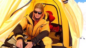 Allie Pepper touches down in Sydney after achieving first step in world record mountaineering bid