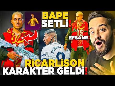 WOW! THE BAPE-SET FOOTBALL PLAYER RICHARLISON HAS ARRIVED IN THE GAME! (UNBELIEVABLE) PUBG Mobile