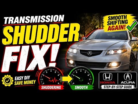 Honda/Acura Transmission Shudder FIX — Smooth Shifting Again!