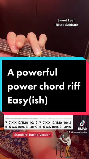 Sweet Leaf Black Sabbath on guitar. #foryou #guitar #learnguitar #fy