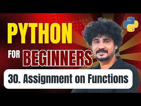 Python for Beginners | 30 Assignment on Functions in Python