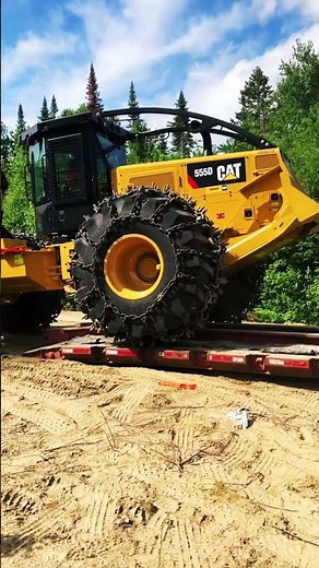 The New skidder Cat 555D