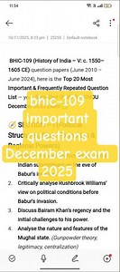 bhic-109 important questions December exam 2025