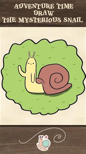 Can You Draw This Iconic Adventure Time Mysterious Snail 🐌
