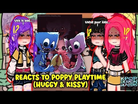 (🇺🇲) KPOP Demon Hunters REACTS TO Poppy PlayTime || Contains Spoilers! || 2x Speed | GACHA