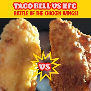 KFC Chicken Wings vs Taco Bell Chicken Wings!🍗 | Daym Drops