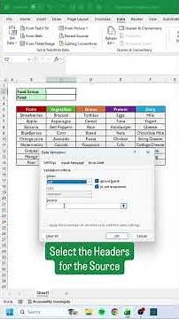 Dependent Dropdown Lists in Excel‼️ #excel