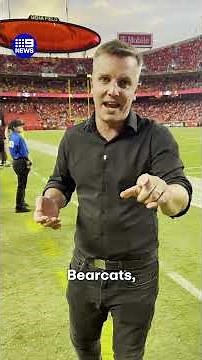 Viral Melbourne-raised punter makes college football debut | 9 News Australia