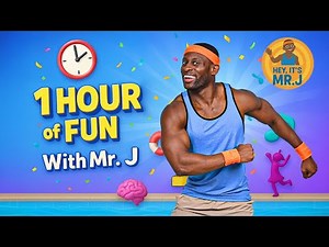 1 Hour of Mr. J Songs and Movement Fun for Kids! | Brain Breaks, Fitness & SEL