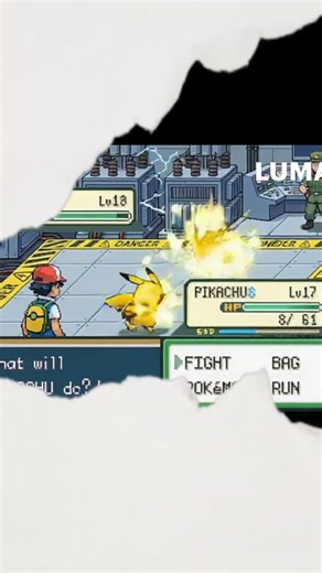 Pokemon Gen 3 Sprite battle re imagined. #pokemon #shorts short