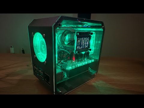 Raspberry Pi 4 4GB Matrix Micro Desktop