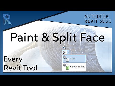 Paint/Remove Paint & Split Face | Every Revit Tool - Revit