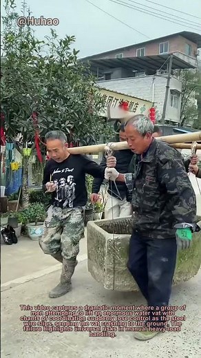 "Disaster Avoided! Why This Water Vat Fell During Heavy Lifting – Critical Safety Lesson"