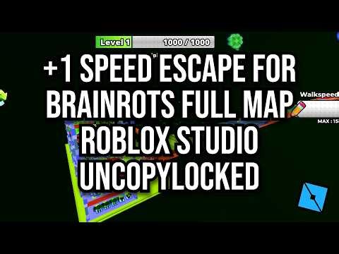 [FREE] +1 SPEED ESCAPE FOR BRAINROTS FULL MAP ROBLOX STUDIO UNCOPYLOCKED