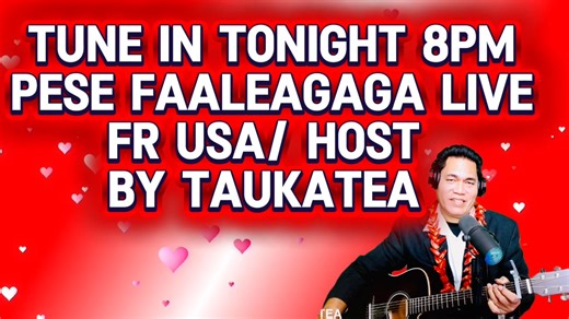 TUNE IN TONIGHT 8PM PESE FAALEAGAGA LIVE FR USA/ I HAVE NO RIGHTS FR THE MUSIC | Pese Faaleagaga Samoan Radio Show
