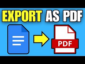How To Convert Google Docs to PDF in Laptop & PC