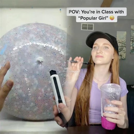 POV You’re in Class with the “Popular Girl” 🤪