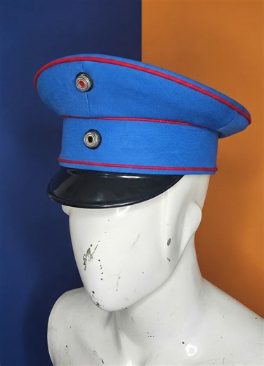 WW1 German Medical Officer Visor Cap - Handmade Sanitätsoffizier Kaiserreich Imperial Army Hat - Etsy