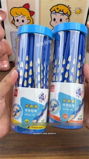 I Bought This Amazing Hole Grip Pencil 😘🥰Cool Stationery Items for School Supplies #diy #art #shorts
