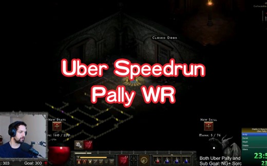 圣骑士速通世界纪录 Uber Speedrun_ Pally WR - Diablo 2 Resurrected 暗黑2重置