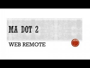 MA Dot 2 on Pc TUTORIAL - WEB REMOTE