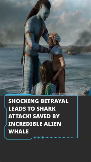 SHOCKING BETRAYAL LEADS TO SHARK ATTACK! SAVED BY INCREDIBLE ALIEN WHALE #shorts #reels #movie